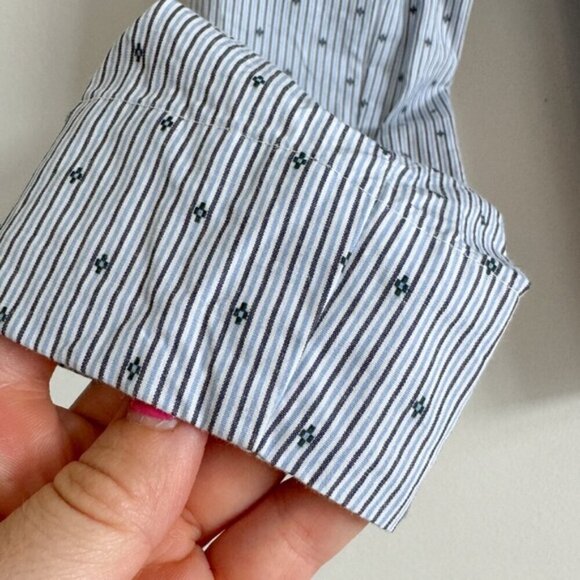 MAJE • Lelina Ruffled One-Shoulder Top in Blue • Medium - Picture 9 of 14